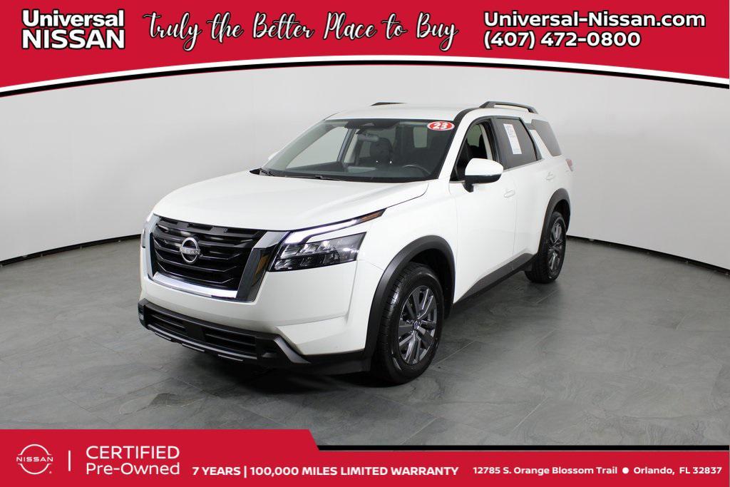 used 2023 Nissan Pathfinder car, priced at $27,667