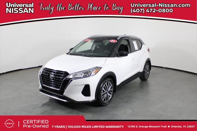used 2021 Nissan Kicks car, priced at $18,540