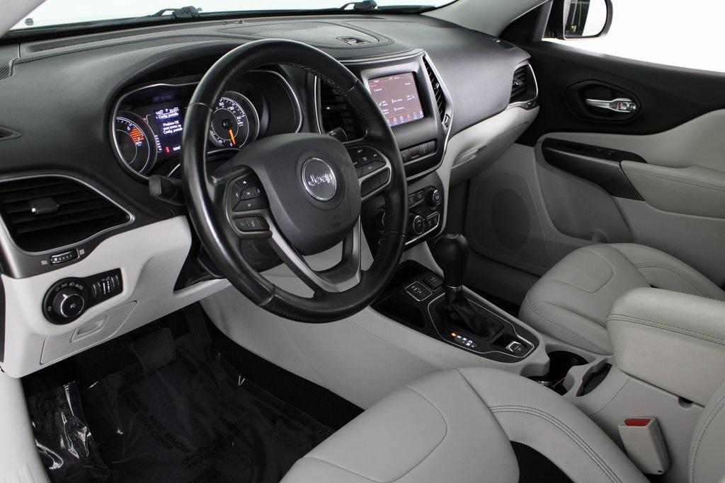 used 2021 Jeep Cherokee car, priced at $17,854
