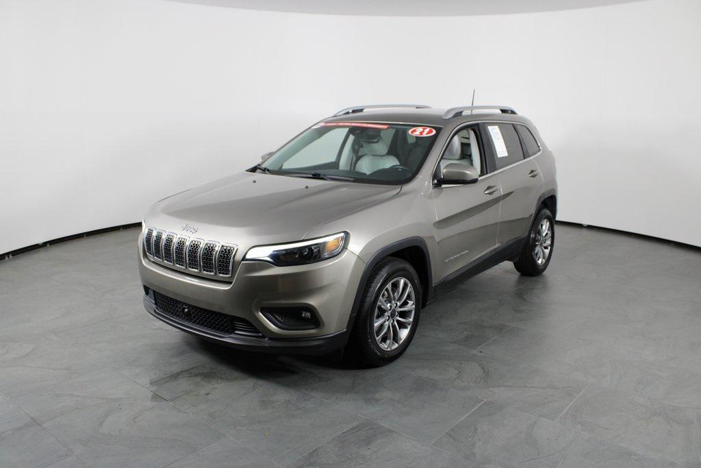 used 2021 Jeep Cherokee car, priced at $17,854