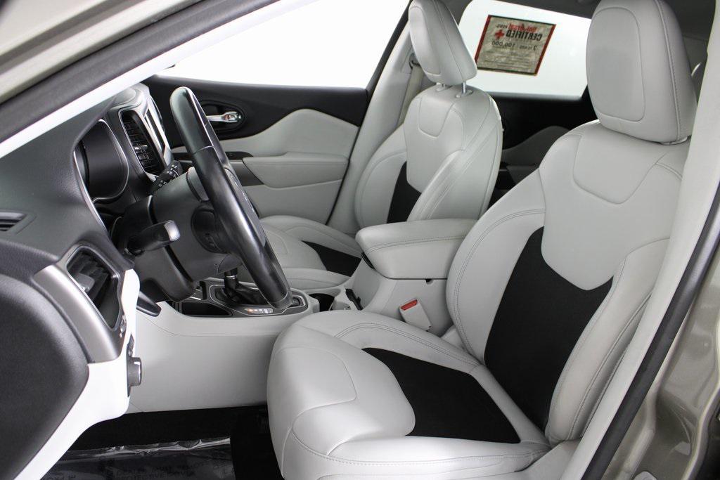 used 2021 Jeep Cherokee car, priced at $17,854