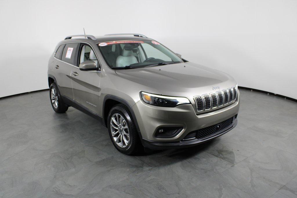 used 2021 Jeep Cherokee car, priced at $17,854