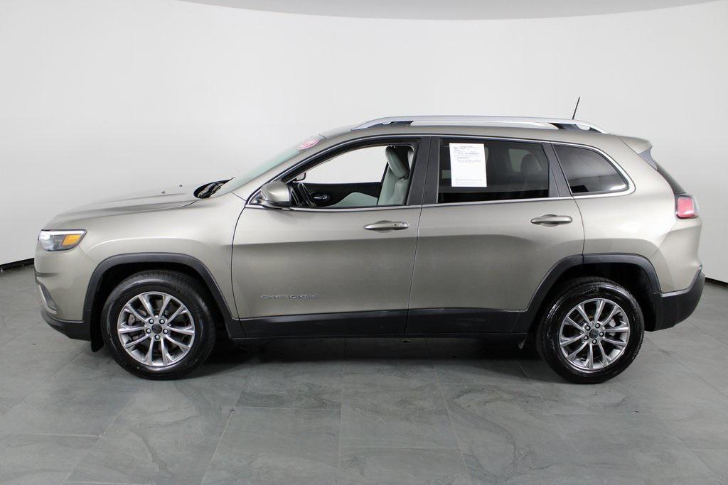 used 2021 Jeep Cherokee car, priced at $17,854