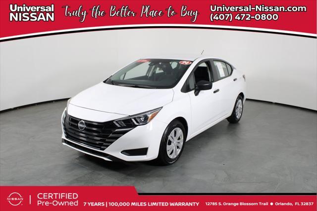 used 2024 Nissan Versa car, priced at $15,987