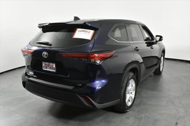 used 2022 Toyota Highlander car, priced at $27,894