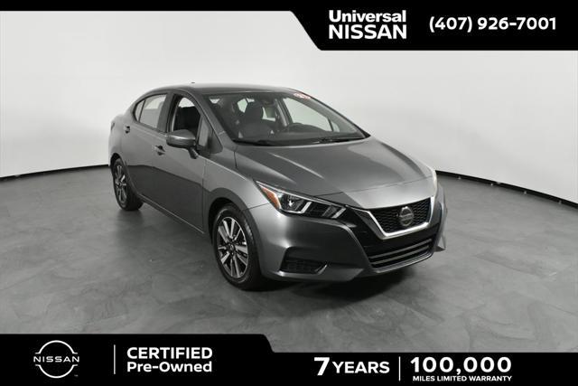 used 2021 Nissan Versa car, priced at $15,999