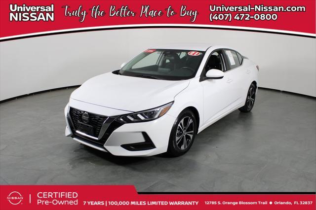used 2021 Nissan Sentra car, priced at $15,987