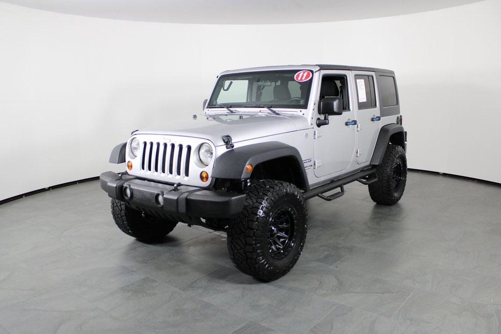 used 2011 Jeep Wrangler Unlimited car, priced at $12,987