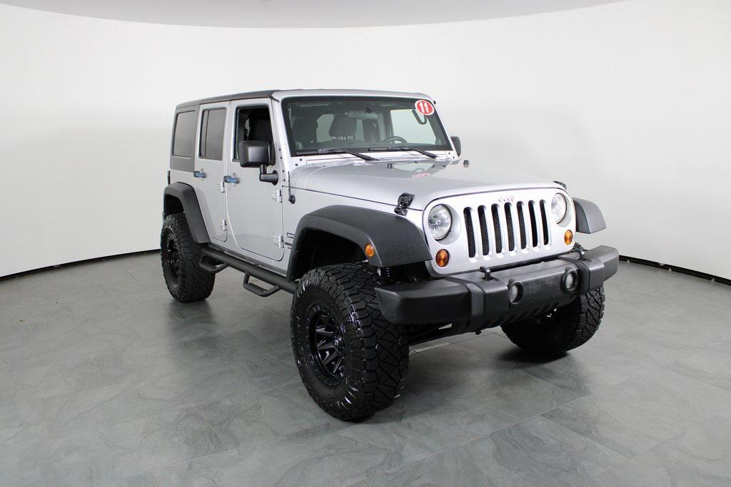 used 2011 Jeep Wrangler Unlimited car, priced at $12,987