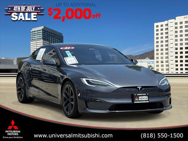 used 2021 Tesla Model S car, priced at $51,498