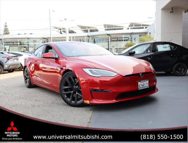 used 2022 Tesla Model S car, priced at $57,885