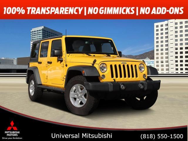 used 2015 Jeep Wrangler Unlimited car, priced at $19,885