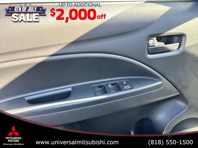 new 2024 Mitsubishi Mirage G4 car, priced at $16,115