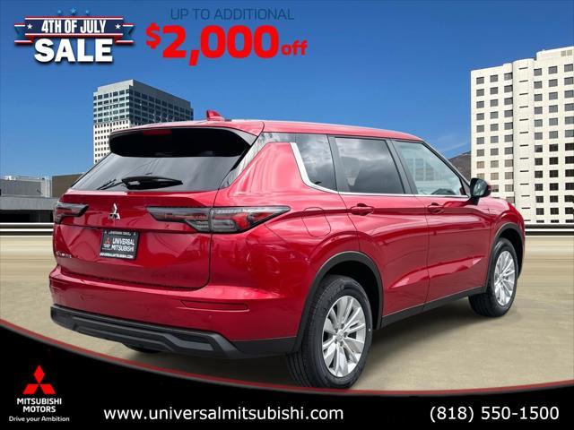 new 2025 Mitsubishi Outlander car, priced at $26,250