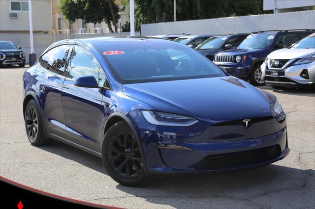 used 2022 Tesla Model X car, priced at $60,550