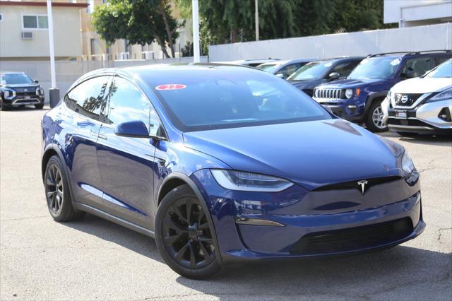 used 2022 Tesla Model X car, priced at $60,550