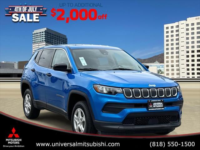 used 2022 Jeep Compass car, priced at $17,495