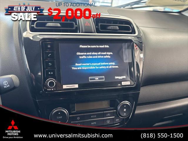 new 2024 Mitsubishi Mirage car, priced at $17,375