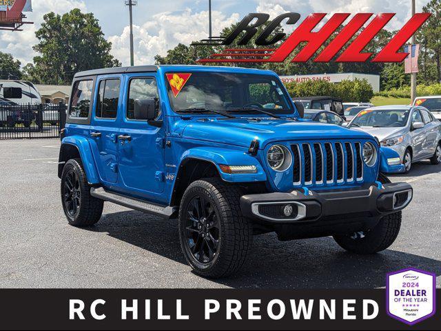 used 2022 Jeep Wrangler Unlimited 4xe car, priced at $32,204