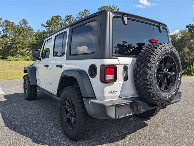 used 2021 Jeep Wrangler car, priced at $27,000