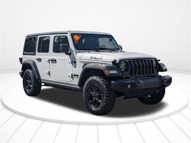 used 2021 Jeep Wrangler car, priced at $26,500