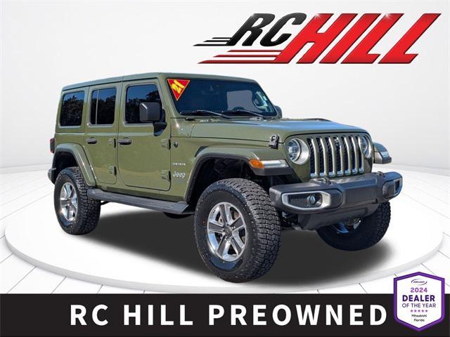 used 2021 Jeep Wrangler Unlimited car, priced at $31,500