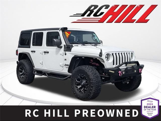 used 2021 Jeep Wrangler Unlimited car, priced at $28,400