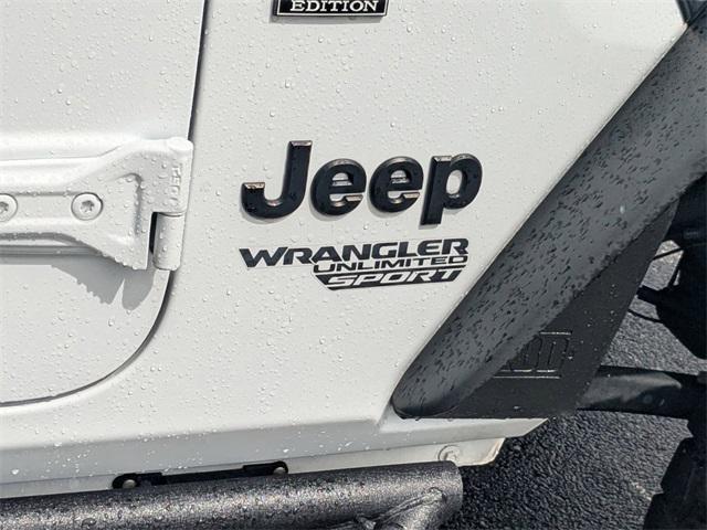 used 2021 Jeep Wrangler Unlimited car, priced at $28,400