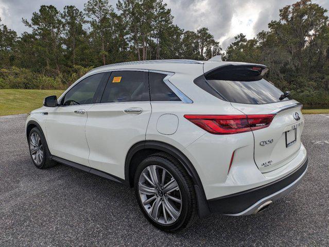 used 2021 INFINITI QX50 car, priced at $29,812