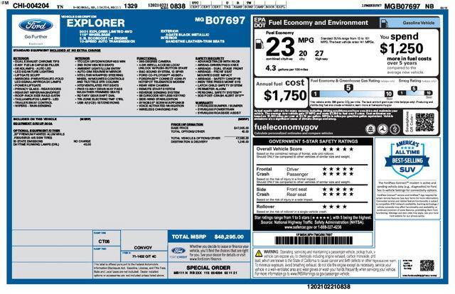 used 2021 Ford Explorer car, priced at $21,768