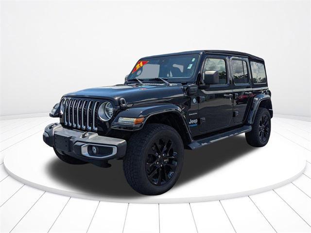 used 2021 Jeep Wrangler Unlimited 4xe car, priced at $25,500