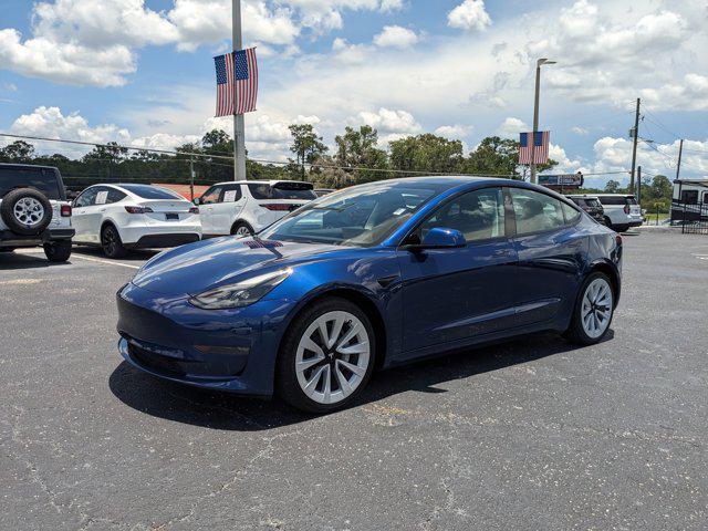 used 2022 Tesla Model 3 car, priced at $23,835