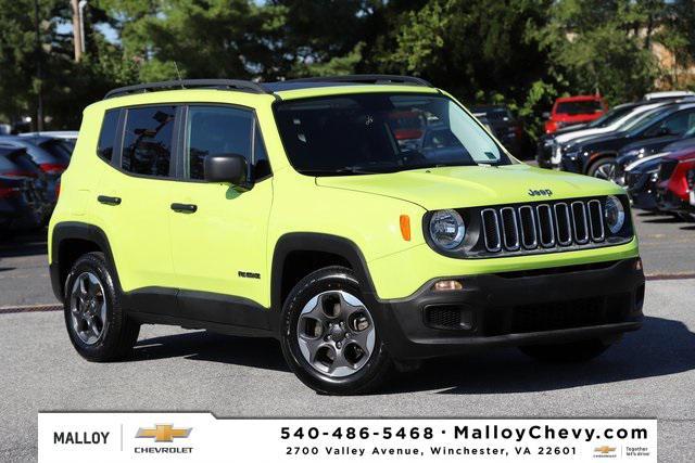 used 2017 Jeep Renegade car, priced at $10,000