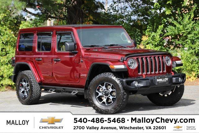 used 2021 Jeep Wrangler Unlimited car, priced at $42,621