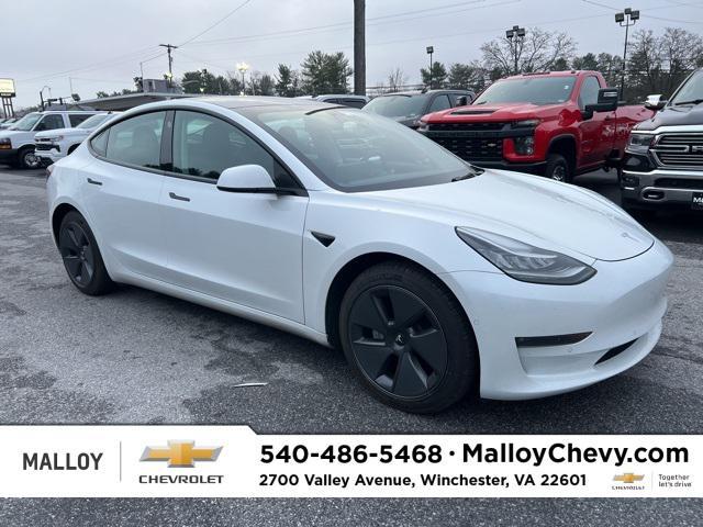 used 2022 Tesla Model 3 car, priced at $27,575