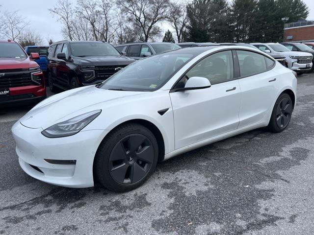 used 2022 Tesla Model 3 car, priced at $27,575