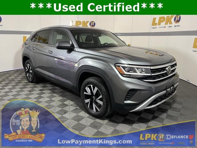 used 2021 Volkswagen Atlas Cross Sport car, priced at $22,400