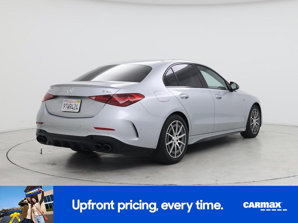 used 2024 Mercedes-Benz AMG C 43 car, priced at $54,998