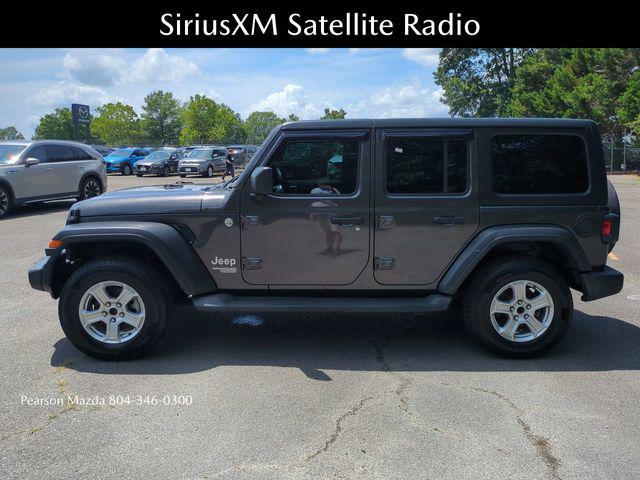 used 2020 Jeep Wrangler Unlimited car, priced at $22,093