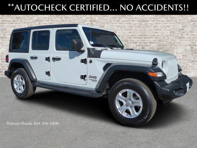 used 2020 Jeep Wrangler Unlimited car, priced at $25,455