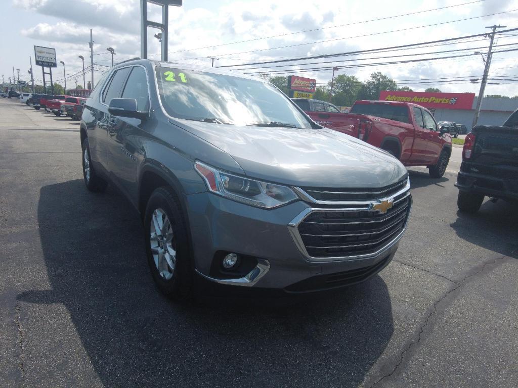 used 2021 Chevrolet Traverse car, priced at $24,495