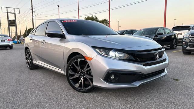 used 2021 Honda Civic car, priced at $19,995