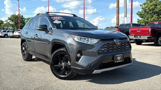 used 2021 Toyota RAV4 Hybrid car, priced at $24,495