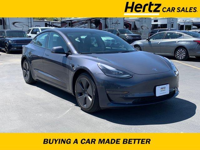 used 2023 Tesla Model 3 car, priced at $25,706