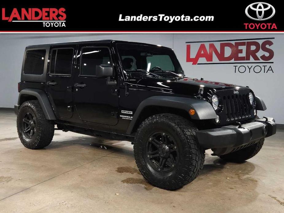 used 2015 Jeep Wrangler Unlimited car, priced at $21,708