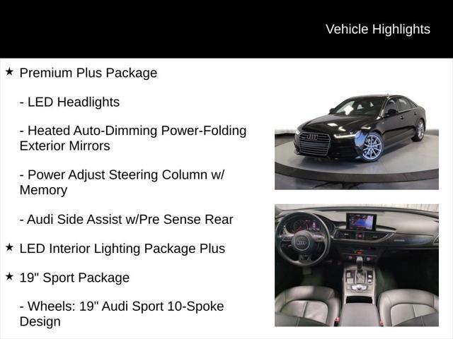 used 2018 Audi A6 car, priced at $18,395