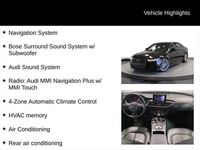 used 2018 Audi A6 car, priced at $18,395