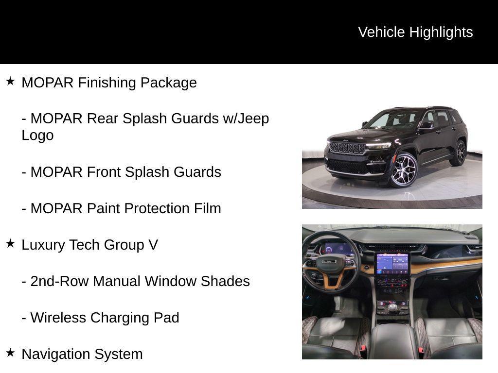 used 2022 Jeep Grand Cherokee car, priced at $38,825