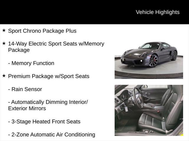 used 2014 Porsche Cayman car, priced at $42,050