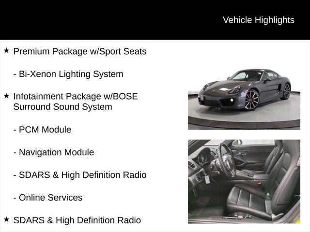 used 2014 Porsche Cayman car, priced at $42,050